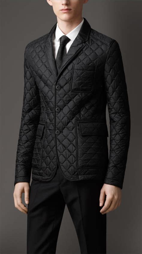 burberry london leather detail quilted jacket|Burberry brit website.